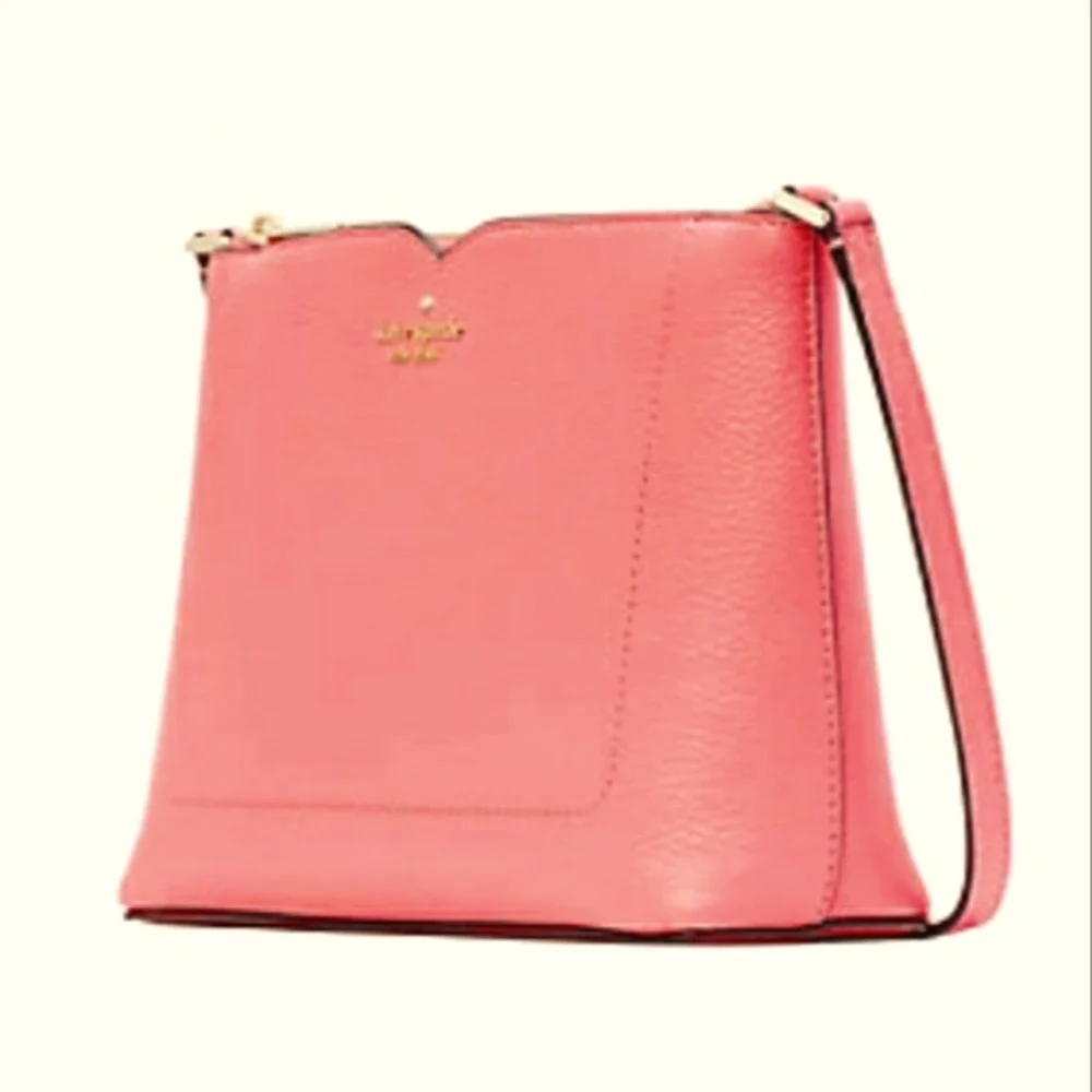 NWT KATE SPADE ♠️ NEW YORK HARLOW CROSSBODY BAG 🥰🥰BRIGHT BLUSH - Picture 1 of 9